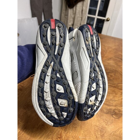 True Linkswear Men’s 9.5 Grey Mesh Leather Spikeless Golf Shoes Sneakers READ - Picture 8 of 8